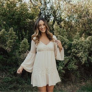 Boho dreams cream dress